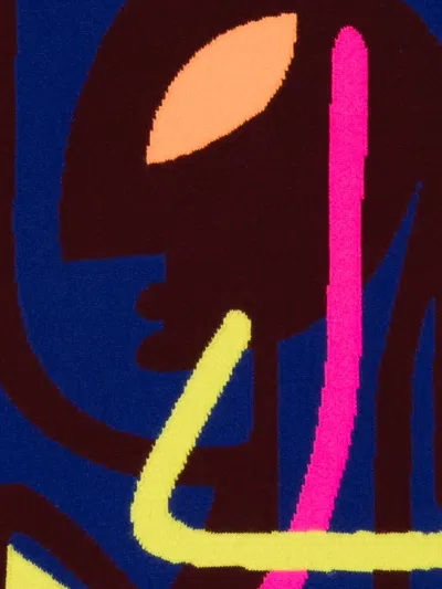 Walter Van Beirendonck Why Be Blue Crew Neck Sweater In Blue