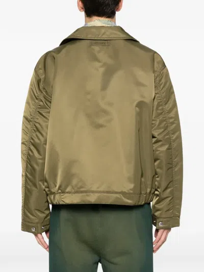 Stussy Zip-up Bomber Jacket In Green