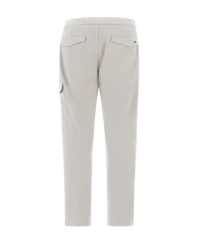 Herno Drawstring Straight-leg Trousers In Multi