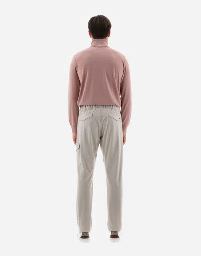 Herno Drawstring Straight-leg Trousers In Multi