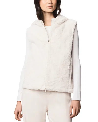 Splendid Lucia Faux Fur Vest In Neutral