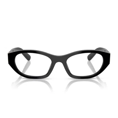 Miu Miu 0mu 03wv 16k1o1 Nero Glasses In Black