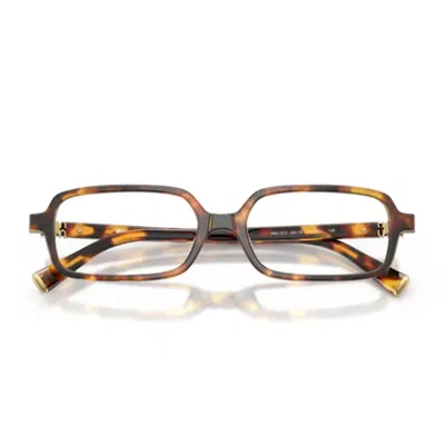 Miu Miu 0mu 01yv Miu Regard Eyeglasses In Multi