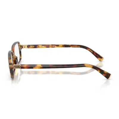 Miu Miu 0mu 01yv Miu Regard Eyeglasses In Multi