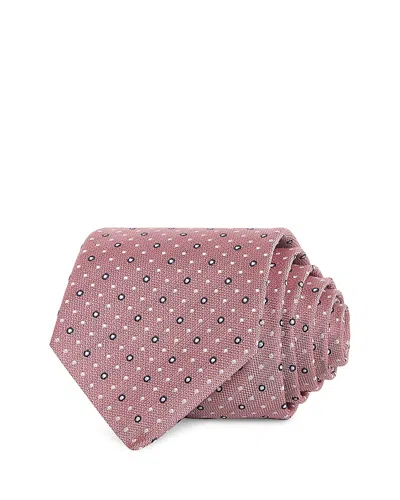 Hugo Boss Classic Circle Tie In Pink