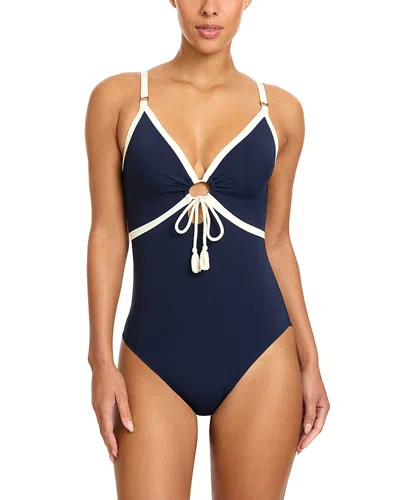 Robin Piccone Tierna One Piece Swimsuit In Blue
