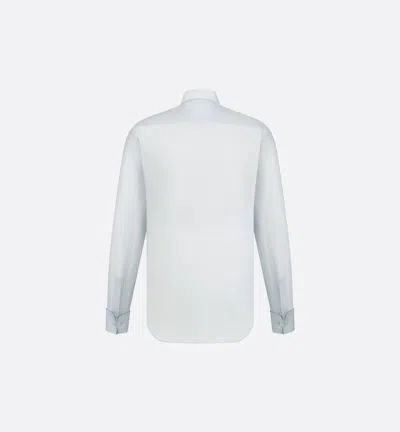 Dior Cannage Shirt With French Cuffs In Multi
