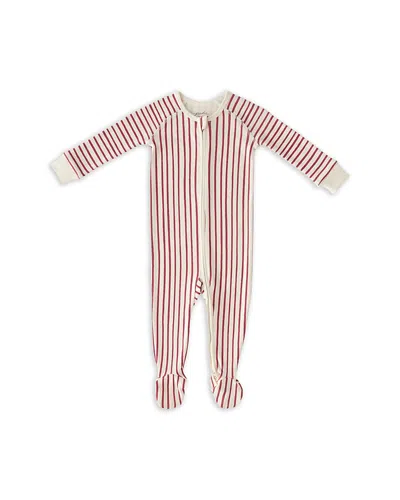 Pehr Unisex Stripes Away Ribbed Footie Sleeper - Baby In Multi