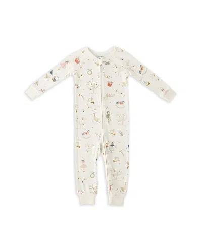 Pehr Tree Ribbed Footless Sleeper - Baby In Animal Print