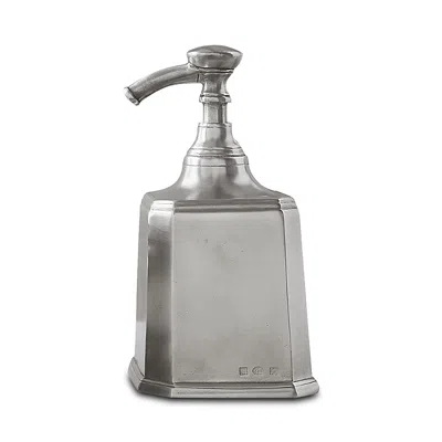 Match Dolomiti Pewter Soap Dispenser In Silver