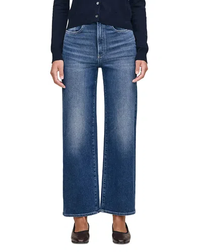 Dl1961 Karmine Refined High Rise Wide Leg Jeans In Clearwater In Multi