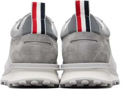 Thom Browne Alumni Low Top Sneaker Light Grey In Multi