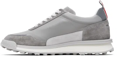 Thom Browne Alumni Low Top Sneaker Light Grey In Multi