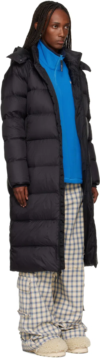 The North Face Black City Long Hooded Down Jacket