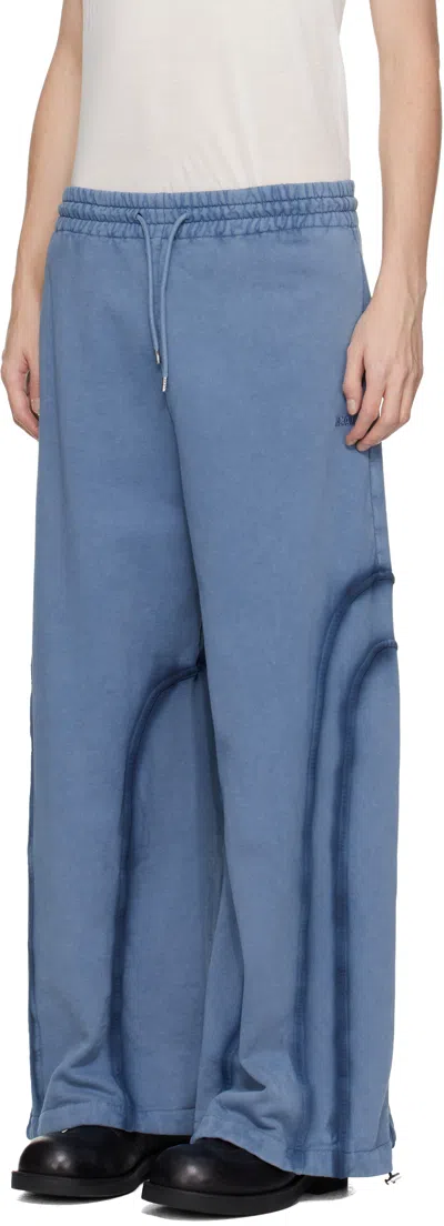 Avavav Blue Relaxed Drawstring Lounge Pants In Blue