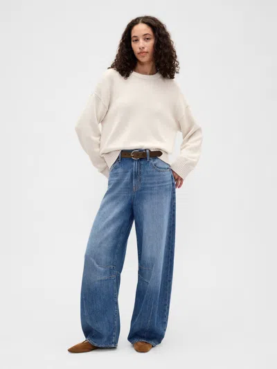 Gap Factory Relaxed Cotton Crewneck Sweater