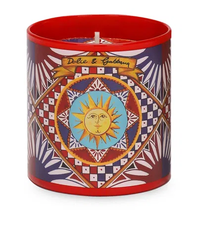 Dolce & Gabbana Casa Jasmine Carretto Candle In Multi