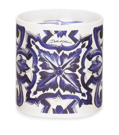 Dolce & Gabbana Casa Blu Mediterraneo Candle In Blue