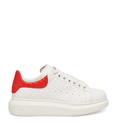 Alexander Mcqueen Leather Oversized Sneakers In Multi