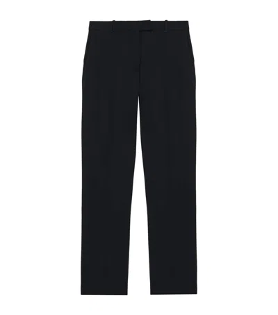 Alexander Mcqueen Cropped Trousers In Black