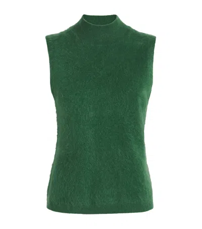 Me+em Cashmere Sweater Vest In Green