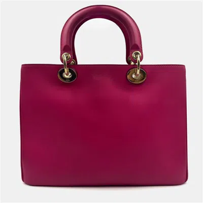 Pre-owned Dior Issimo Shopper Tote In Pink