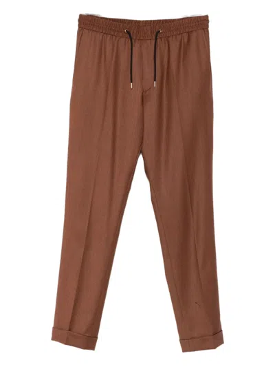 Paul Smith Pants With Drawstring In Brown