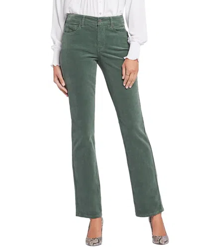 Nydj Marilyn Sage Leaf Straight Jean In Green