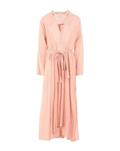 Forte Forte Forte_forte Woman Maxi Dress Pink Size 3 Viscose, Cupro, Cotton In Pink