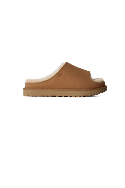 Ugg Women Greenport Slide In Chestnut In Brown