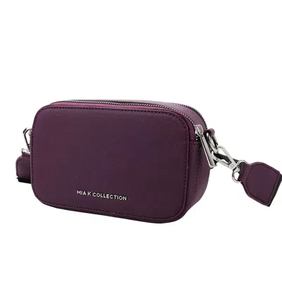 Mkf Collection By Mia K Avielle Solid Women's Crossbody Bag By Mia K In Purple