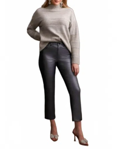 Tribal Sophia Straight Ankle Pants In Silver In Gray