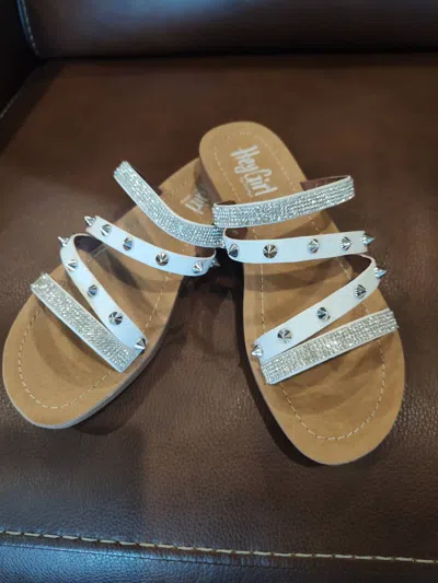 Corkys Footwear Women's Sun Of A Beach Sandal In White In Multi