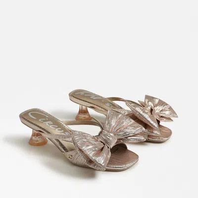 Circus By Sam Edelman Women's Natalina Kitten Heel In Gold In Brown