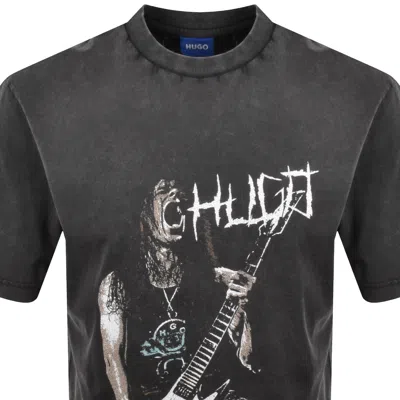 Hugo Blue Noctornix T Shirt Grey In Gray