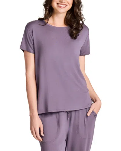 Life Is Good Lightweight Sleep T-shirt In Purple