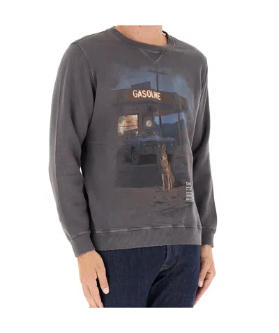 Dondup Crew Neck Sweatshirt In Black