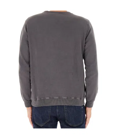 Dondup Crew Neck Sweatshirt In Black