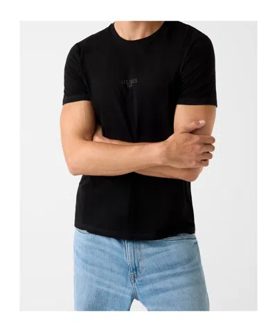 Guess Small Logo T-shirt In Black