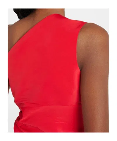 Patou One-shoulder Mini Dress In Black