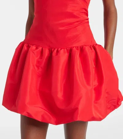 Patou One-shoulder Mini Dress In Black