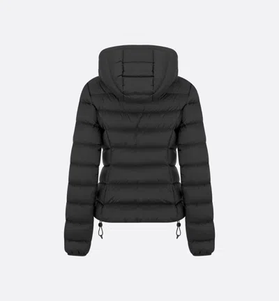 Dior Alps Hooded Puffer Jacket In Black