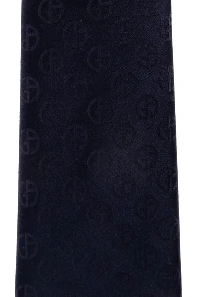 Giorgio Armani Pointed Tie In Brown