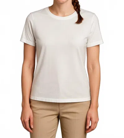 Insight Short Sleeve Tank Top In White In Multi