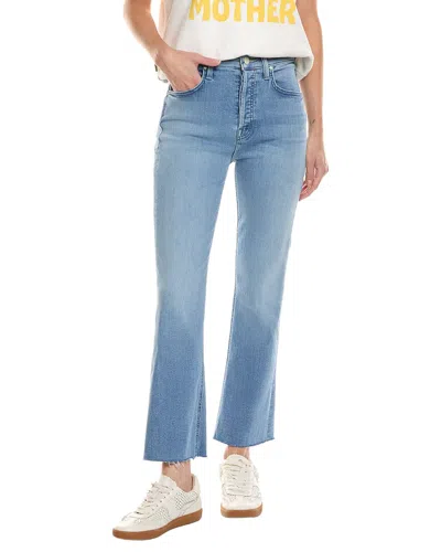 Mother The Tripper All Over The Map Ankle Fray Jean In Blue