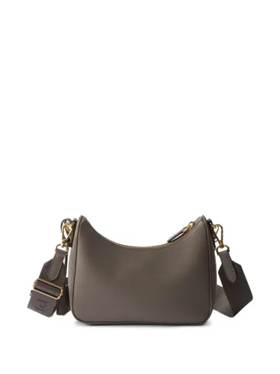 Prada Re-edition 2005 Zip Pouch Tote Bag In Brown