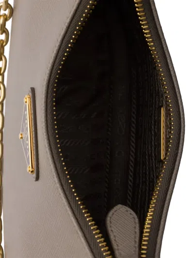 Prada Re-edition 2005 Zip Pouch Tote Bag In Brown