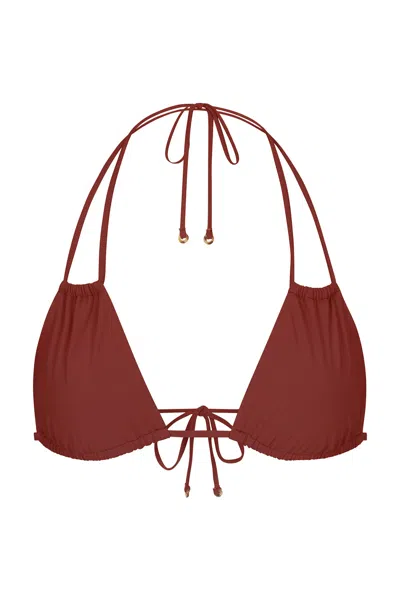 Anemos Archive Sale | Jane Bikini Top In Burgundy