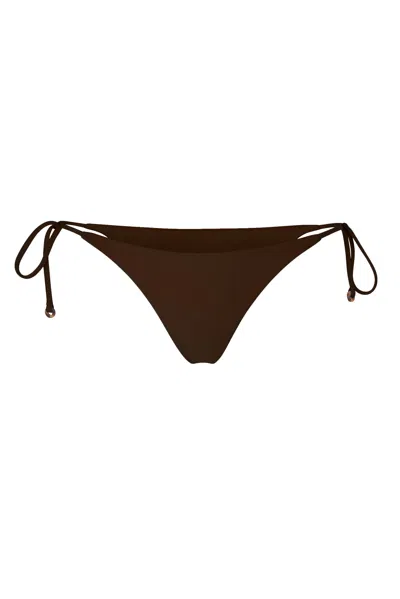 Anemos Archive Sale | String Tie Bikini Bottom In Brown