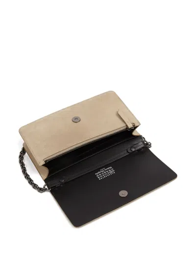 Maison Margiela Four Stitches Chain Wallet In Gold